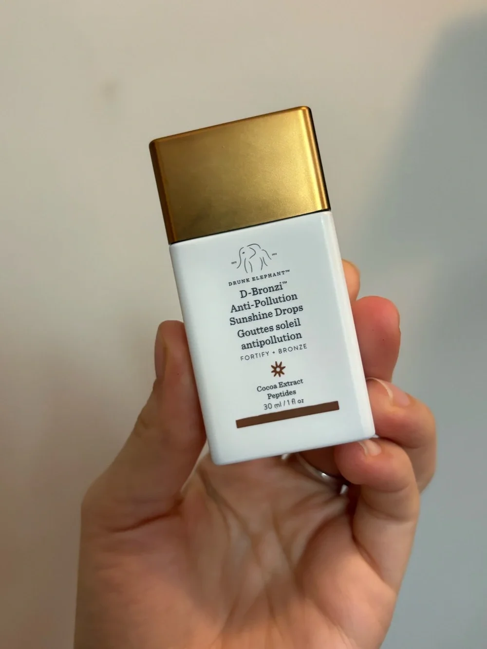 NEW Drunk Elephant D-Bronzi Anti-Pollution Sunshine Bronzing Drops w/ Peptides